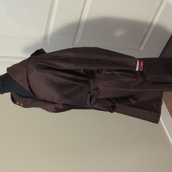 PLAINS & PRINTS | Light pullover wind jacket Spring coat, Medium, belted, brown - Picture 5 of 8